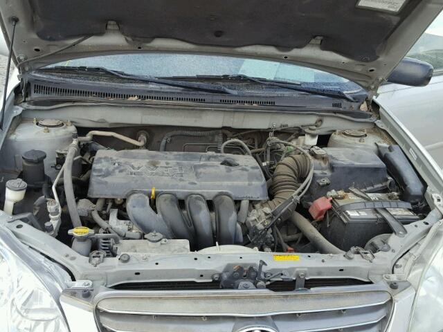 1NXBR32E24Z217097 - 2004 TOYOTA COROLLA CE SILVER photo 7