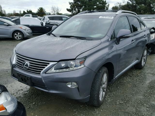 JTJBK1BA8D2027193 - 2013 LEXUS RX 350 GRAY photo 2