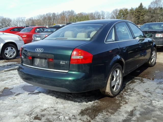 WAUED64B91N068307 - 2001 AUDI A6 2.7T QU GREEN photo 4