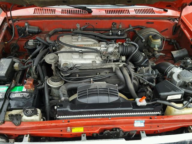 JT4VN13D1L5026528 - 1990 TOYOTA PICKUP 1/2 RED photo 7