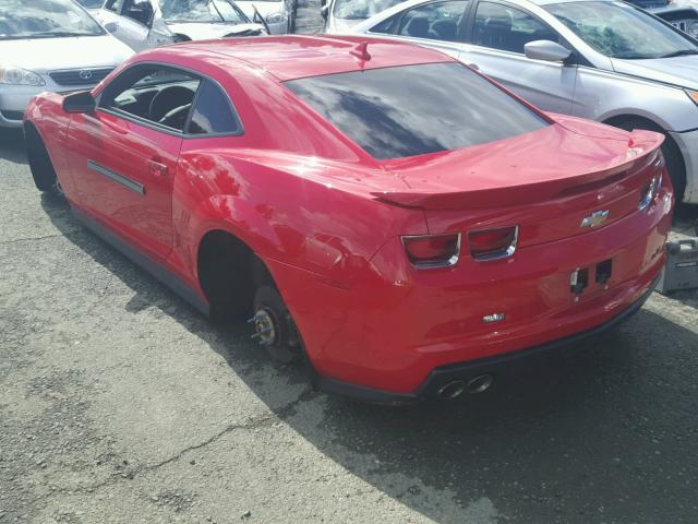 2G1FZ1EP2D9805157 - 2013 CHEVROLET CAMARO ZL1 RED photo 3