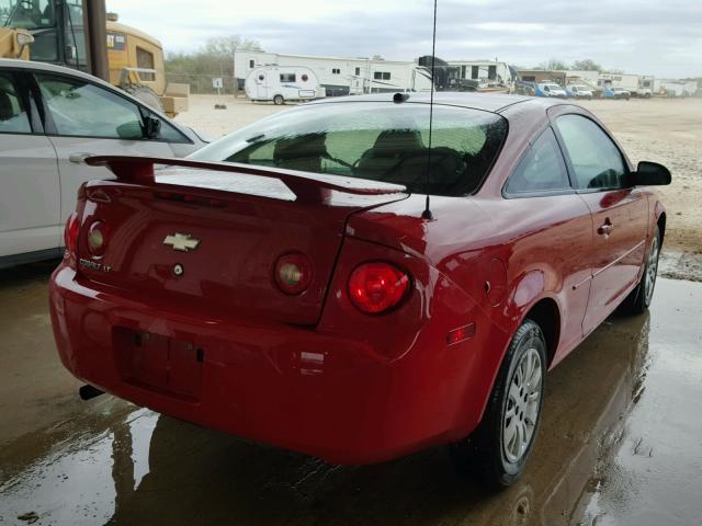 1G1AT18H997130559 - 2009 CHEVROLET COBALT LT RED photo 4