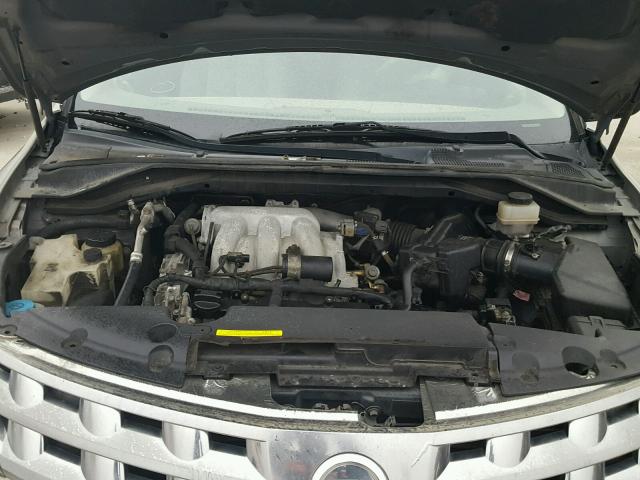 JN8AZ08T74W227590 - 2004 NISSAN MURANO TAN photo 7