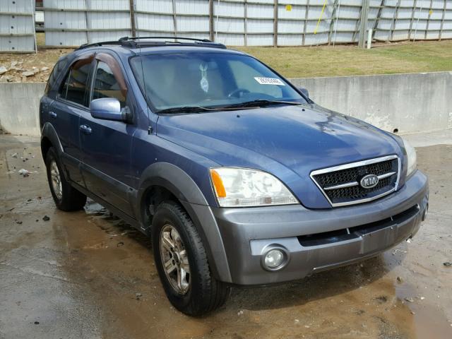 KNDJD733135041137 - 2003 KIA SORENTO EX BLUE photo 1