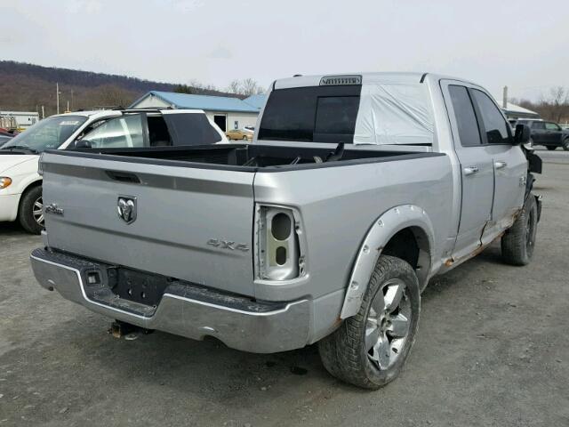 1C6RR7GT2FS605647 - 2015 RAM 1500 SLT SILVER photo 4