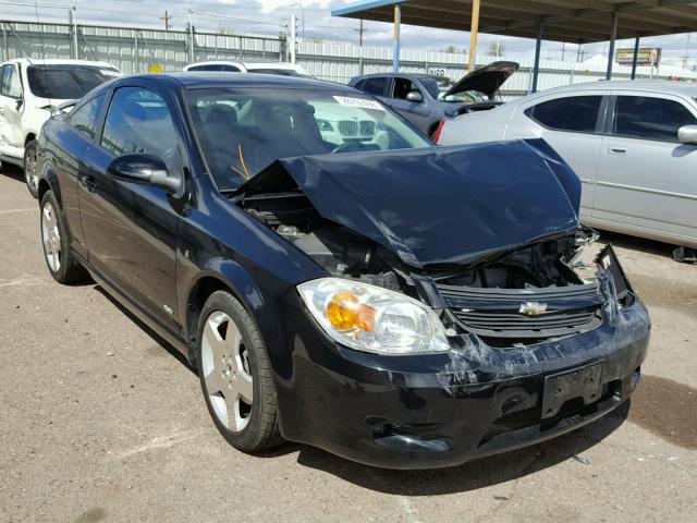 1G1AM18B967743169 - 2006 CHEVROLET COBALT SS BLACK photo 1