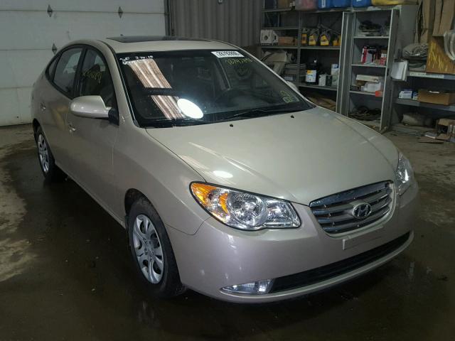 KMHDU4AD8AU075047 - 2010 HYUNDAI ELANTRA BL TAN photo 1