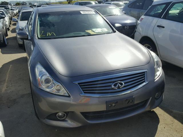 JN1CV6AP9CM625722 - 2012 INFINITI G37 BASE GRAY photo 1