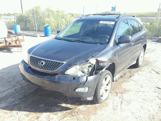 2T2HA31U35C080938 - 2005 LEXUS RX 330 GRAY photo 2