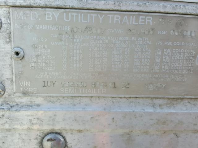1UYVS25308P412132 - 2008 UTILITY TRAILER WHITE photo 10