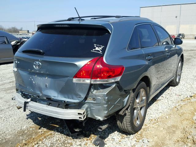 4T3BK3BB5AU038968 - 2010 TOYOTA VENZA BASE BLUE photo 4