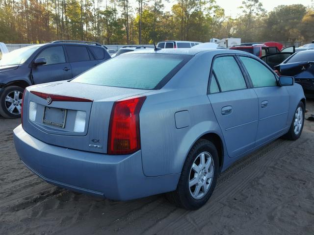 1G6DM57T370137093 - 2007 CADILLAC CTS BLUE photo 4