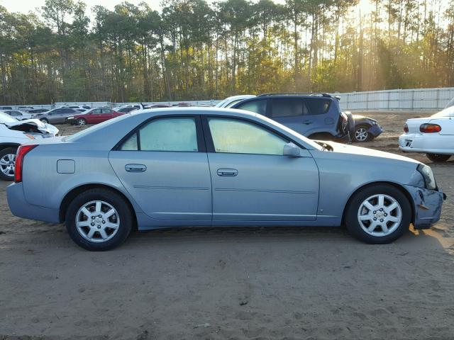 1G6DM57T370137093 - 2007 CADILLAC CTS BLUE photo 9