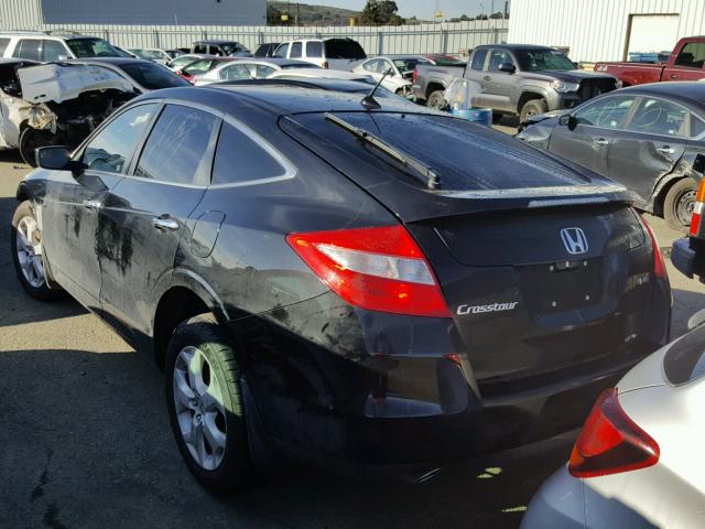 5J6TF2H55CL005649 - 2012 HONDA CROSSTOUR BLACK photo 3