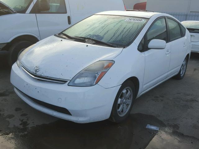 JTDKB20U663156729 - 2006 TOYOTA PRIUS WHITE photo 2