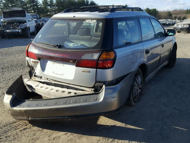 4S3BH675137615514 - 2003 SUBARU LEGACY OUT SILVER photo 4