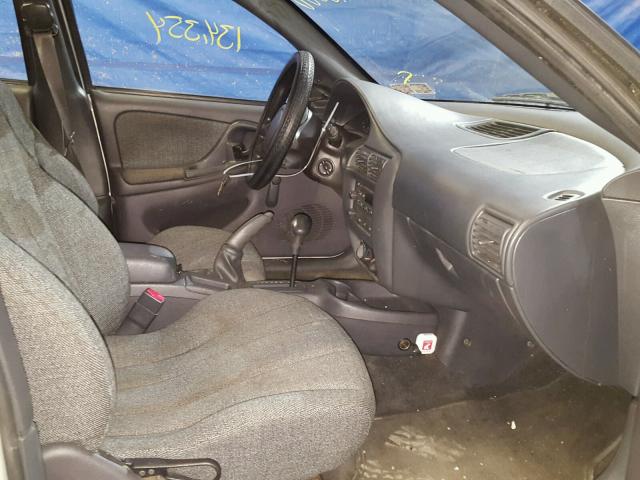 1G1JC52F857113101 - 2005 CHEVROLET CAVALIER SILVER photo 5