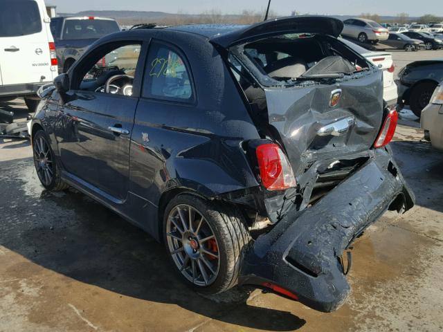 3C3CFFFH9HT604225 - 2017 FIAT 500 ABARTH GRAY photo 3