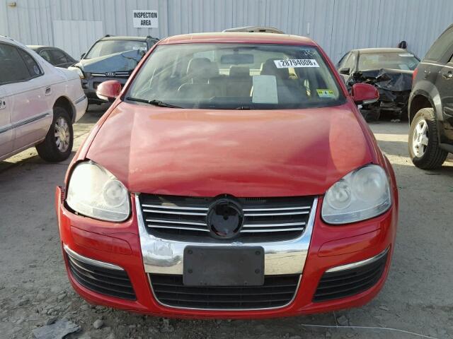 3VWSF71K57M047996 - 2007 VOLKSWAGEN JETTA 2.5 RED photo 9