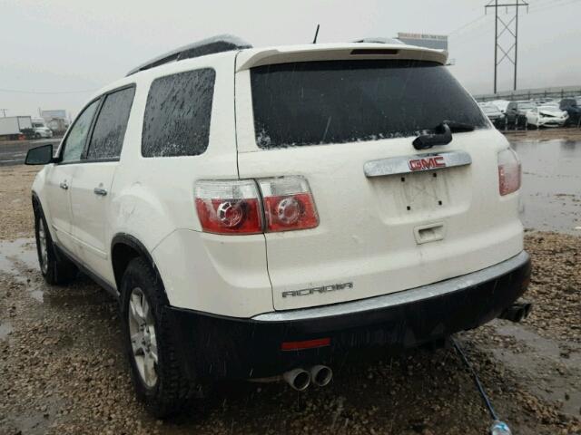 1GKER13777J159875 - 2007 GMC ACADIA SLE WHITE photo 3