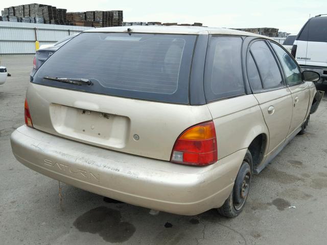 1G8ZK8274VZ280643 - 1997 SATURN SW2 GOLD photo 4