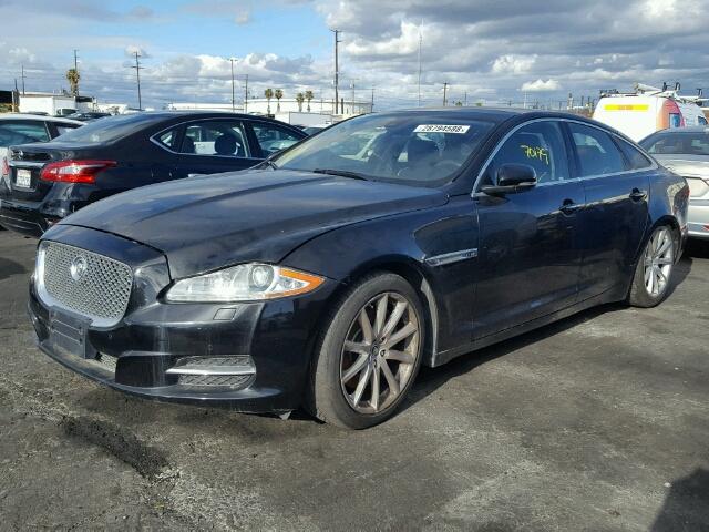 SAJWA1CB4BLV07786 - 2011 JAGUAR XJ CHARCOAL photo 2