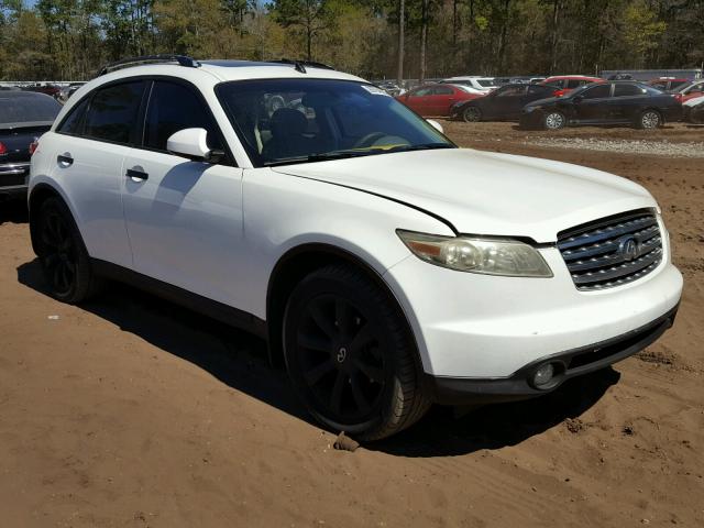 JNRAS08U84X106490 - 2004 INFINITI FX35 WHITE photo 1