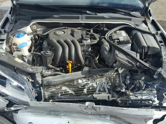 3VW1K7AJ8CM312046 - 2012 VOLKSWAGEN JETTA BASE 银色 照片 7