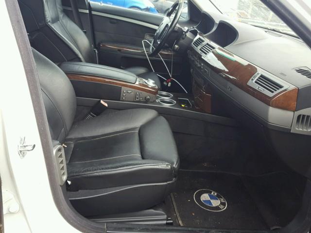 WBAGN63424DS47825 - 2004 BMW 745 LI WHITE photo 5