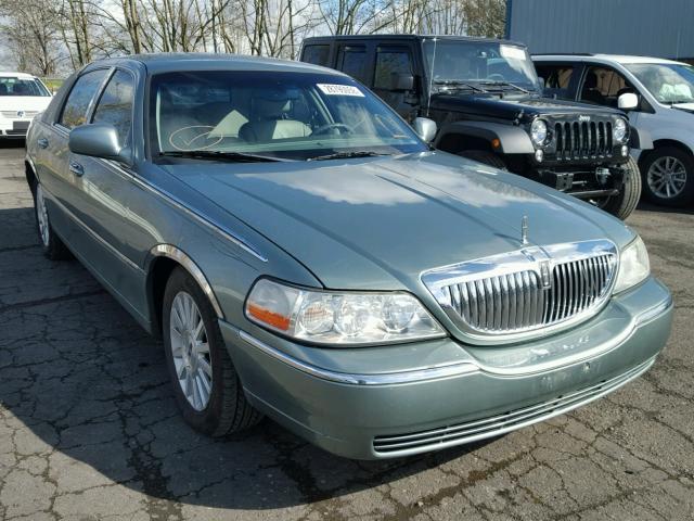 1LNHM81W34Y636861 - 2004 LINCOLN TOWN CAR E GREEN photo 1