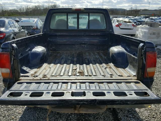 1FTCR10A9SPA63657 - 1995 FORD RANGER BLUE photo 6