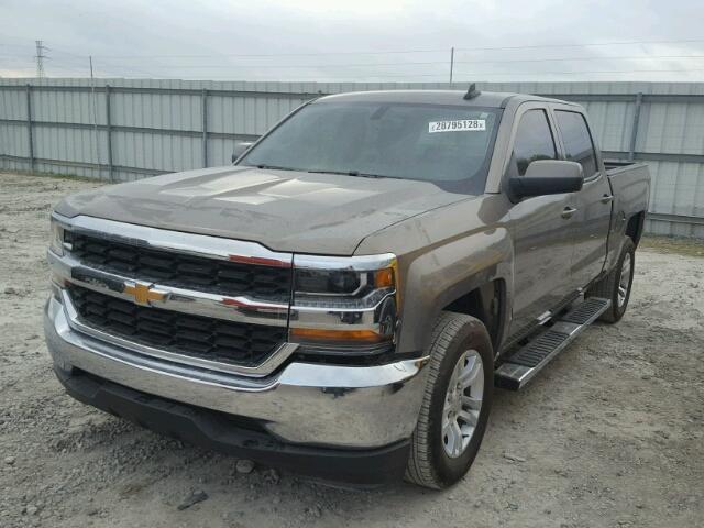 3GCUKREC9HG184204 - 2017 CHEVROLET SILVERADO BEIGE photo 2