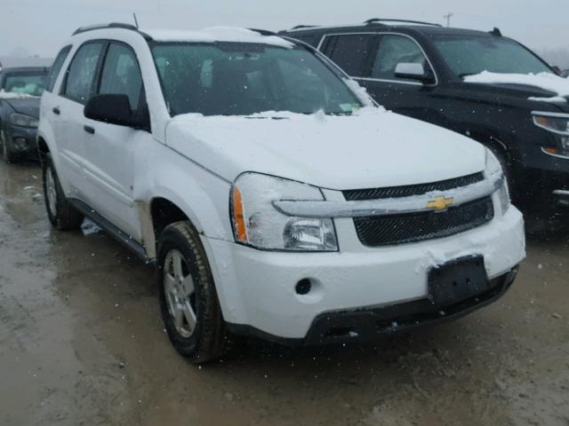 2CNDL13F296225213 - 2009 CHEVROLET EQUINOX LS WHITE photo 1