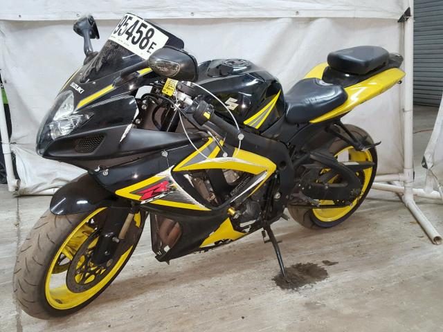 JS1GR7KA362108803 - 2006 SUZUKI GSX-R750 K YELLOW photo 2