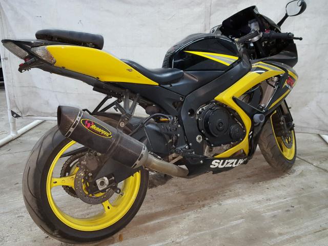 JS1GR7KA362108803 - 2006 SUZUKI GSX-R750 K YELLOW photo 4