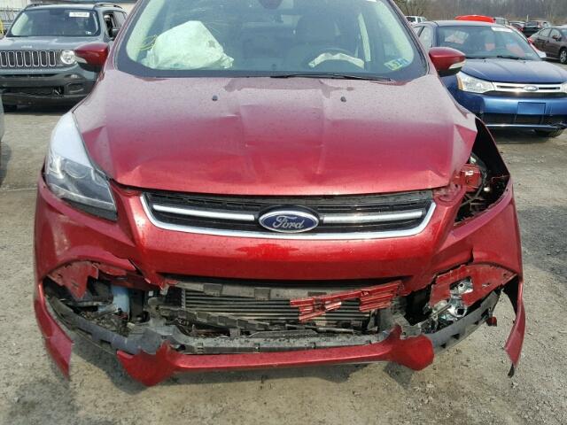 1FMCU9J92EUB04567 - 2014 FORD ESCAPE TIT MAROON photo 9