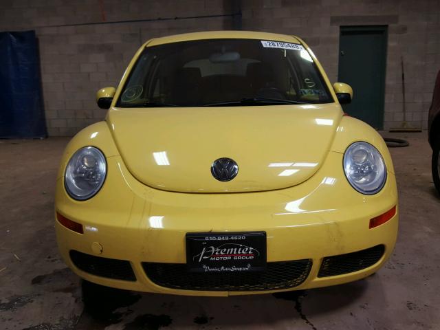 3VWPG31C09M503149 - 2009 VOLKSWAGEN NEW BEETLE YELLOW photo 9