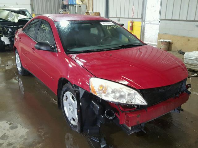 1G2ZF55BX64200290 - 2006 PONTIAC G6 SE RED photo 1