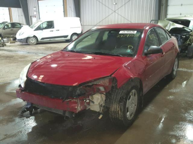 1G2ZF55BX64200290 - 2006 PONTIAC G6 SE RED photo 2