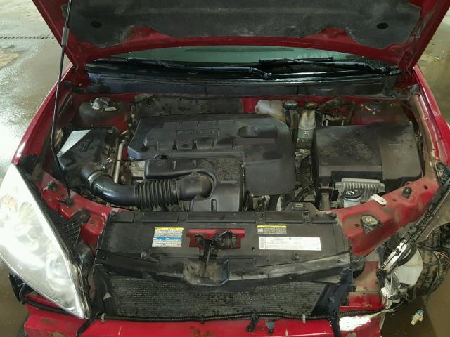 1G2ZF55BX64200290 - 2006 PONTIAC G6 SE RED photo 7