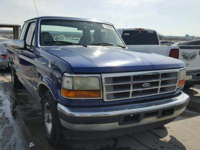 1FTEX15N6TKA32598 - 1996 FORD F150 BLUE photo 1