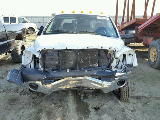 3D6WH46A87G843325 - 2007 DODGE RAM 3500 S WHITE photo 9