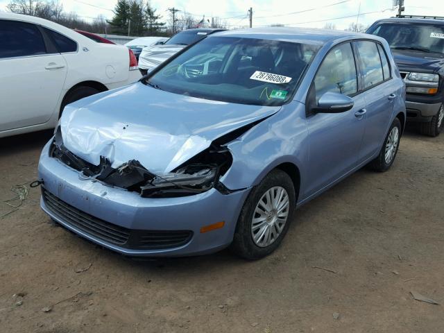 WVWDB7AJ2AW254044 - 2010 VOLKSWAGEN GOLF 紫色 照片 2