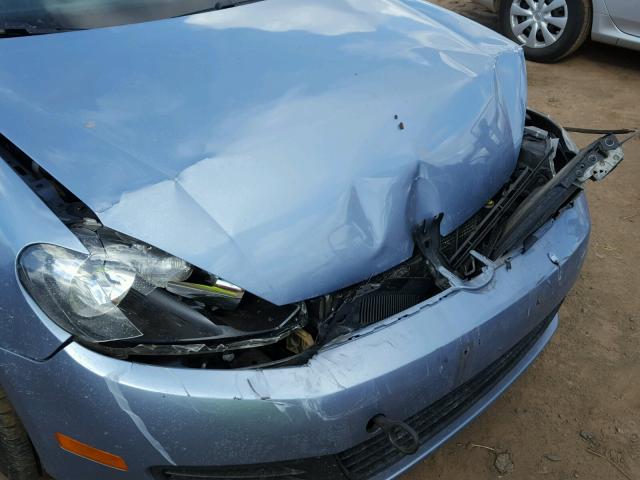 WVWDB7AJ2AW254044 - 2010 VOLKSWAGEN GOLF 紫色 照片 9