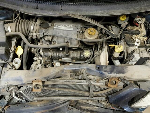 2B4GP44R02R601795 - 2002 DODGE GRAND CARA BLUE photo 7