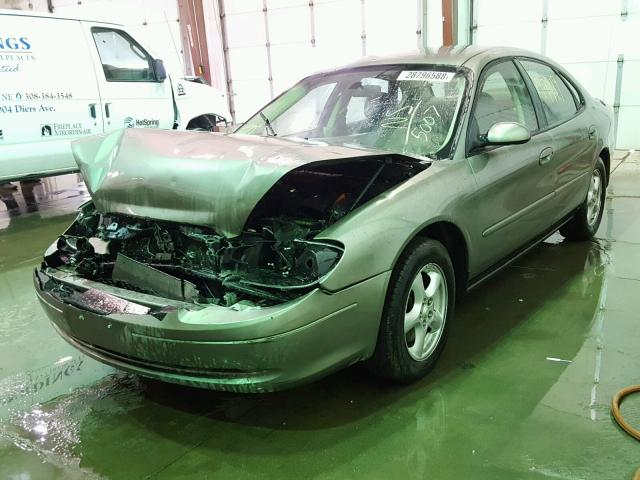 1FAFP53U72G175007 - 2002 FORD TAURUS SE GRAY photo 2