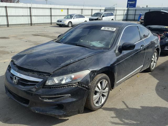 1HGCS1B32BA005817 - 2011 HONDA ACCORD LX- BLACK photo 2