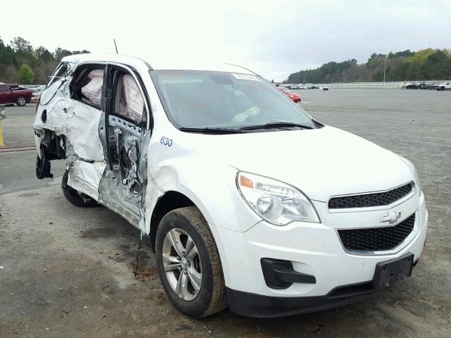 1GNFLEEK5EZ115227 - 2014 CHEVROLET EQUINOX LS WHITE photo 1