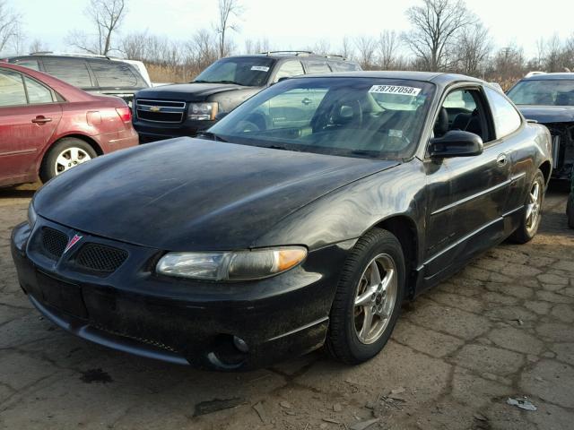 1G2WP12KX2F109175 - 2002 PONTIAC GRAND PRIX BLACK photo 2