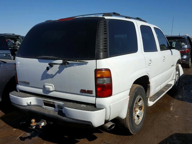 1GKEK63U42J192638 - 2002 GMC DENALI WHITE photo 4